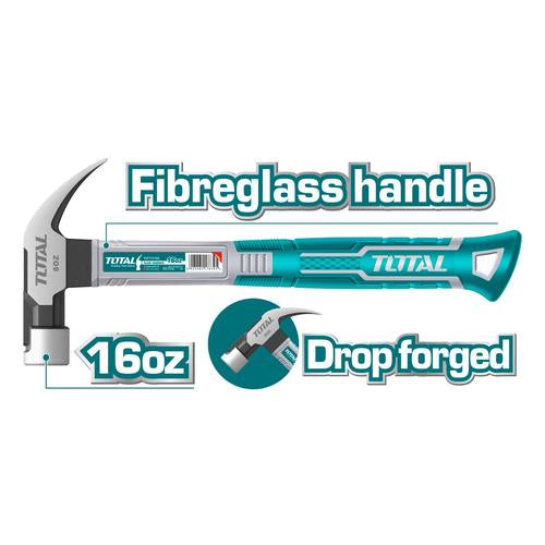 MARTILLO (16 OZ) DE OREJA / ACERO AL CARBON #45 (TOTAL)