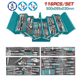 CAJA DE HERRAMIENTAS INCLUYE 116  PZS INDUSTRIAL METALICA TOTAL (THTCS351167)