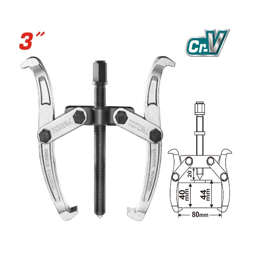 EXTRACTOR DE POLEA (3") 2 BRAZOS (TOTAL)