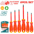 JUEGO DE DESTORNILLADORES AISLADOS 1000V X 6PZS (TOTAL)