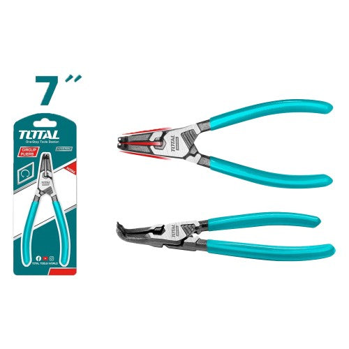 PINZA SACA PINES CURVA 7" INDUSTRIAL TOTAL