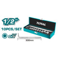 JUEGO DE COPAS 1/2" (10-24MM) X 10PZS (TOTAL)