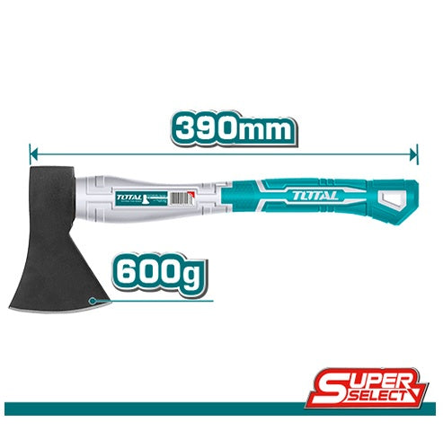 HACHA (600GR) MANGO DE FIBRA DE VIDRIO / SUPER SELECT  (TOTAL)