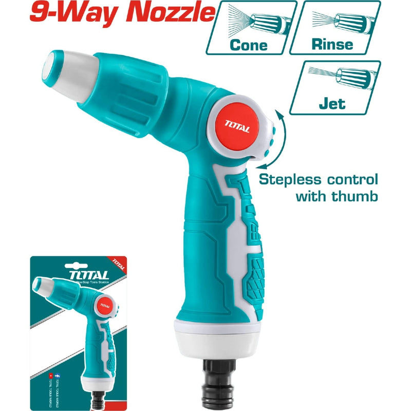 PISTOLA MANGUERA AJUSTABLE 3 VIAS TOTAL