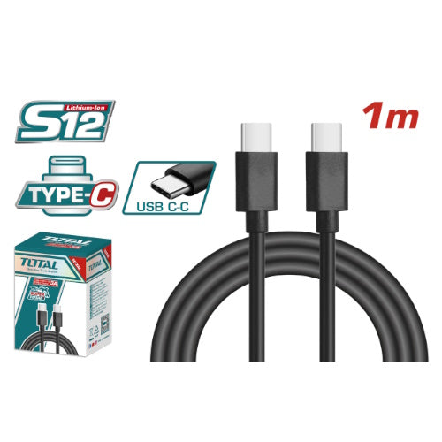 CABLE USB TIPO C A TIPO C  (TOTAL)