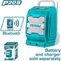 PARLANTE INALAMBRICO 20V BLUETOOTH BATERIA Y CARGADOR NO INCLUIDO TOTAL