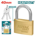 CANDADO (40MM) LATON DE OREJA  (TOTAL)