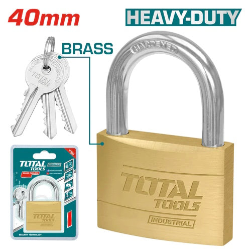 CANDADO (40MM) LATON DE OREJA  (TOTAL)
