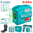 NIVEL LASER 0-35M LUZ VERDE INDUSTRIAL SUPER TOTAL