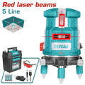 NIVEL LASER 30 MTS INDUSTRIAL AUTONIVELANTE LASER ROJO TOTAL (TLL306505)