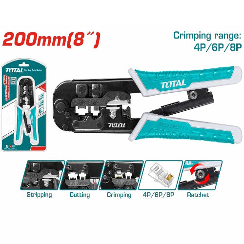 PONCHADORA DE CABLE DE RED 8" (4P-6P-8P)  (TOTAL)