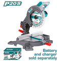 SIERRA ACOLILLADORA INGLETEADORA INALAMBRICA 8 1/4" INDUSTRIAL SIN BATERIA NI CARGADOR (TOTAL)