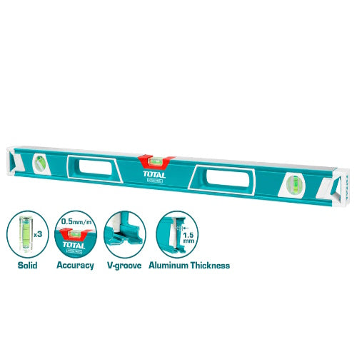 NIVEL DE BURBUJA (100CM) INDUSTRIAL (TOTAL)