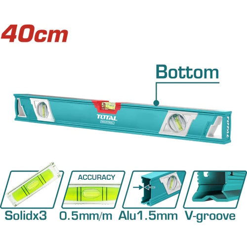 NIVEL DE BURBUJA MAGNETICO (40CM) INDUSTRIAL (TOTAL)