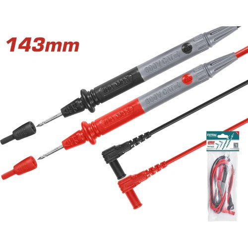 CABLE DE PRUEBA PARA MULTIMETRO 100CM (TOTAL)