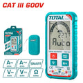 MULTIMETRO DIGITAL 6000 DIGITOS CAT III 600V (TOTAL)