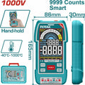 TESTER DIGITAL 1000V 9999 CONTEOS RMS INDUSTRIAL TOTAL