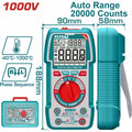 TESTER DIGITAL 1000V 20000 CONTEOS RMS INDUSTRIAL TOTAL