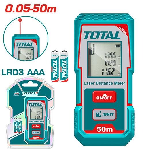 MEDIDOR DE DISTANCIAS LASER 50MTS  INDUSTRIAL SUPER TOTAL