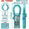 PINZA VOLTIAMPERIMETRICA 1000V DIGITAL INDUSTRIAL SUPERTOTAL