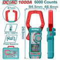 PINZA VOLTIAMPERIMETRICA DIGITAL 1200A 6000 CONTEOS RMS INDUSTRIAL TOTAL