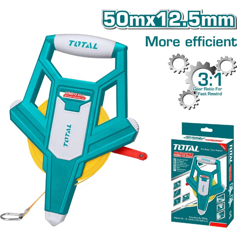 DECAMETRO (50MX12,5MM) / MANGO FIBRA DE VIDRIO (TOTAL)