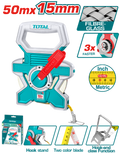 DECAMETRO 50MTS INDUSTRIAL FIBRA DE VIDRIO TOTAL