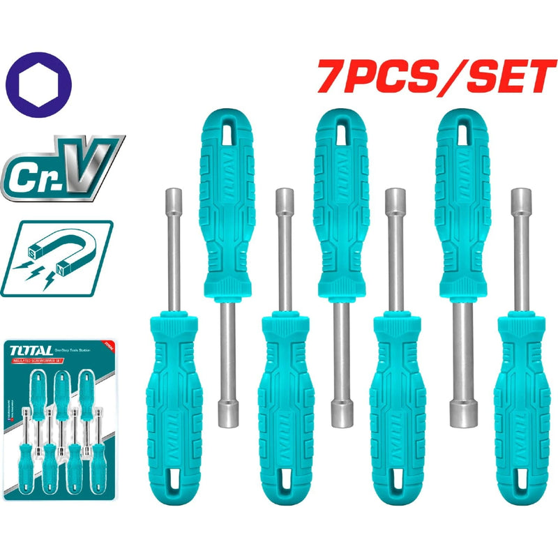 DESTORNILADOR PUNTA HEXAGONAL JUEGO X 7PCS TOTAL