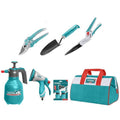 KIT DE JARDINERIA TOTAL 7 PIEZAS CON MALETIN