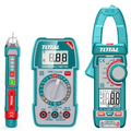 KIT MEDIDOR DE CORRIENTE DIGITAL INCLUYE PROBADOR - TESTER - TOTAL