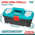 CAJA DE HERRAMIENTA (14") PLASTICA (TOTAL)