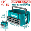 CAJA HERRAMIENTAS 19" APILABLE Y ADAPTABLE (THTWB61001-THWB61201)  SUPER TOTAL (TPBXS104)