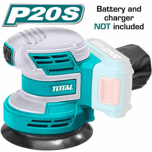 LIJADORA ROTO ORBITAL 20V (5") (NO INCLUYE BATERIA NI CARGADOR) (TOTAL)