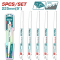 SET DE SEGUETA SIERRA SABLE 9" X 5PCS PARA MADERA TOTAL (TRSB1111DF)