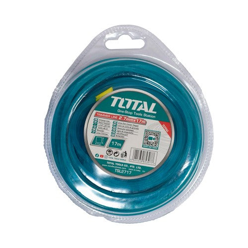 NYLON PARA GUADAÑADORA CUADRADO 2,7MM X 17M (TOTAL)