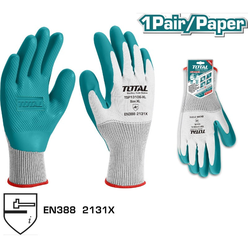 GUANTE DE LATEX XL INDUSTRIAL SUPER TOTAL
