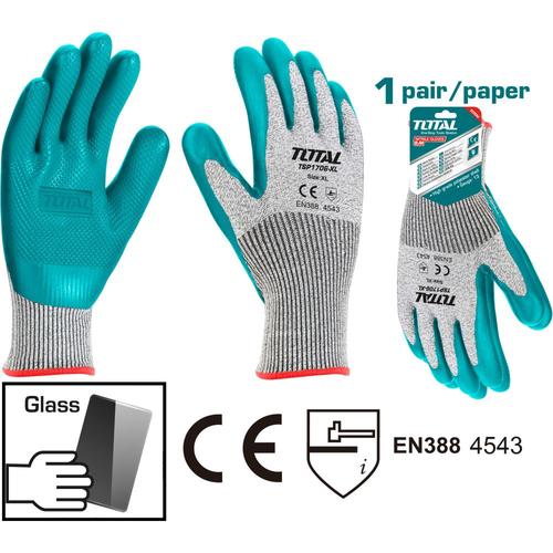 GUANTE (XL) DE LATEX ANTICORTE  (TOTAL)