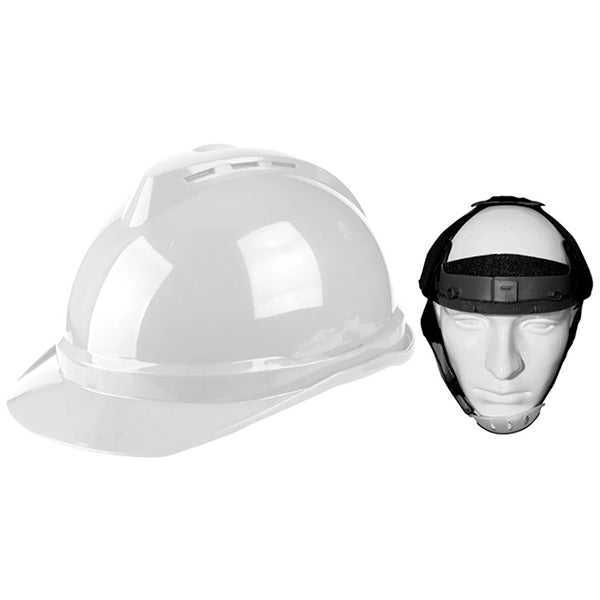 CASCO DE SEGURIDAD BLANCO 4 PUNTOS DE SUSPENSION (TOTAL)