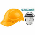 CASCO DE SEGURIDAD AMARILLO 4 PUNTOS DE SUSPENSION (TOTAL)