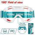 GAFAS DE SEGURIDAD C/VISIÓN 180° TRANSPARENTE (TOTAL)