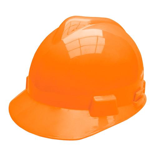 CASCO DE SEGURIDAD NARANJA 4 PUNTOS DE SUSPENSION @ (TOTAL)