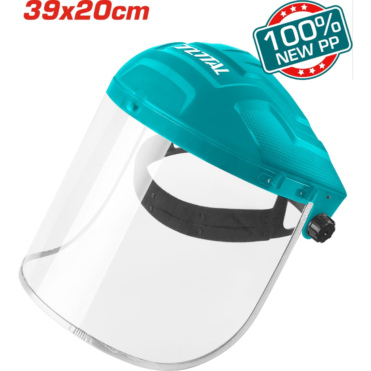 CARETA ESMERILAR INDUSTRIAL VERDE VISOR EN POLICARBONATO SUPER TOTAL (TSP631)