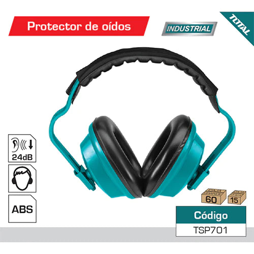 PROTECTOR AUDITIVO CON COPA (TOTAL)