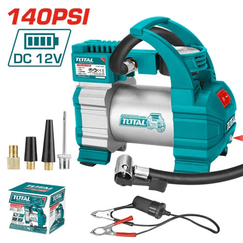 INFLADOR PORTATIL DC 12V 140PSI (TOTAL)