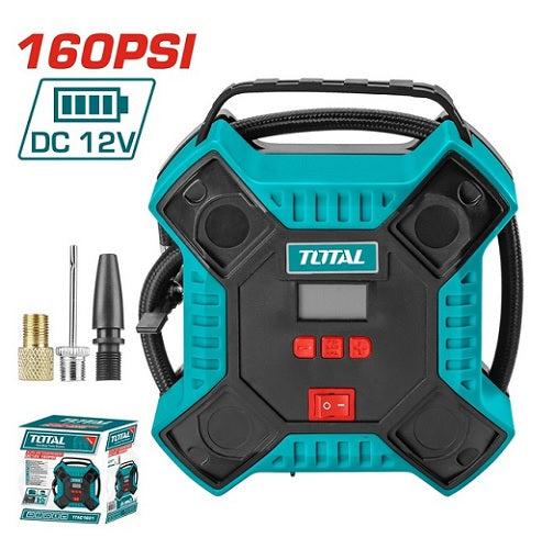 INFLADOR PORTATIL 12V 160PSI  (TOTAL)