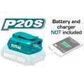 CARGADOR USB 20V PARA CELULARES Y OTROS EQUIPOS BATERIA Y CARGADOR NO INCLUIDO TOTAL
