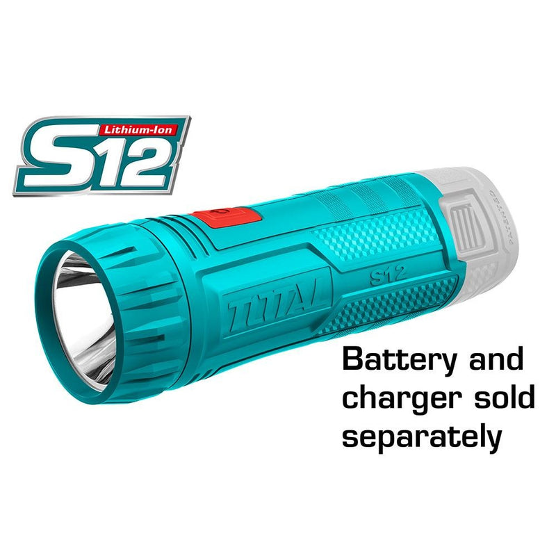 LINTERNA INALAMBRICA 12V 100 LUMENES TOTAL BATERIA Y CARGADOR NO INCLUIDO