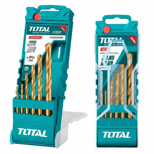 JUEGO DE BROCAS PARA METAL/MADERA X 6PZS CON ESTUCHE (TOTAL)