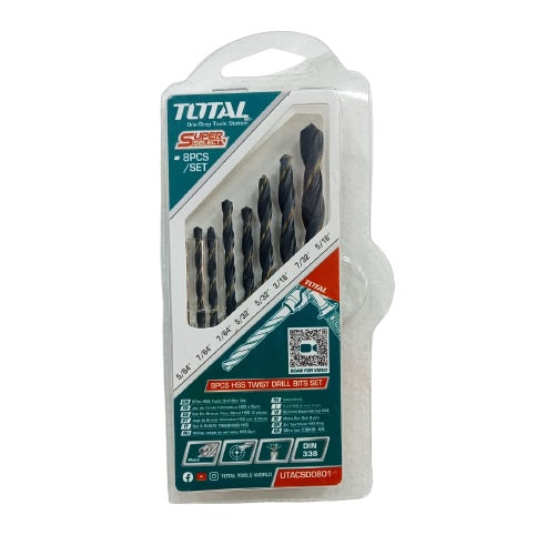 JUEGO DE BROCAS HSS SUPER SELECT X 8PZS (TOTAL)