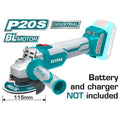 PULIDORA 20V 4-1/2" (NO INCLUYE BATERIA NI CARGADOR) BRUSHLESS  (TOTAL)